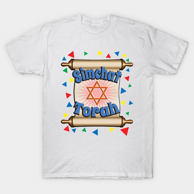 Simchat Torah - Jewish Holiday Gift For Men, Women & Kids T-Shirt by Art Like Wow Designs